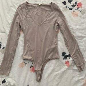 Madewell Taupe Bodysuit